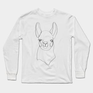 Continuous Llama Long Sleeve T-Shirt